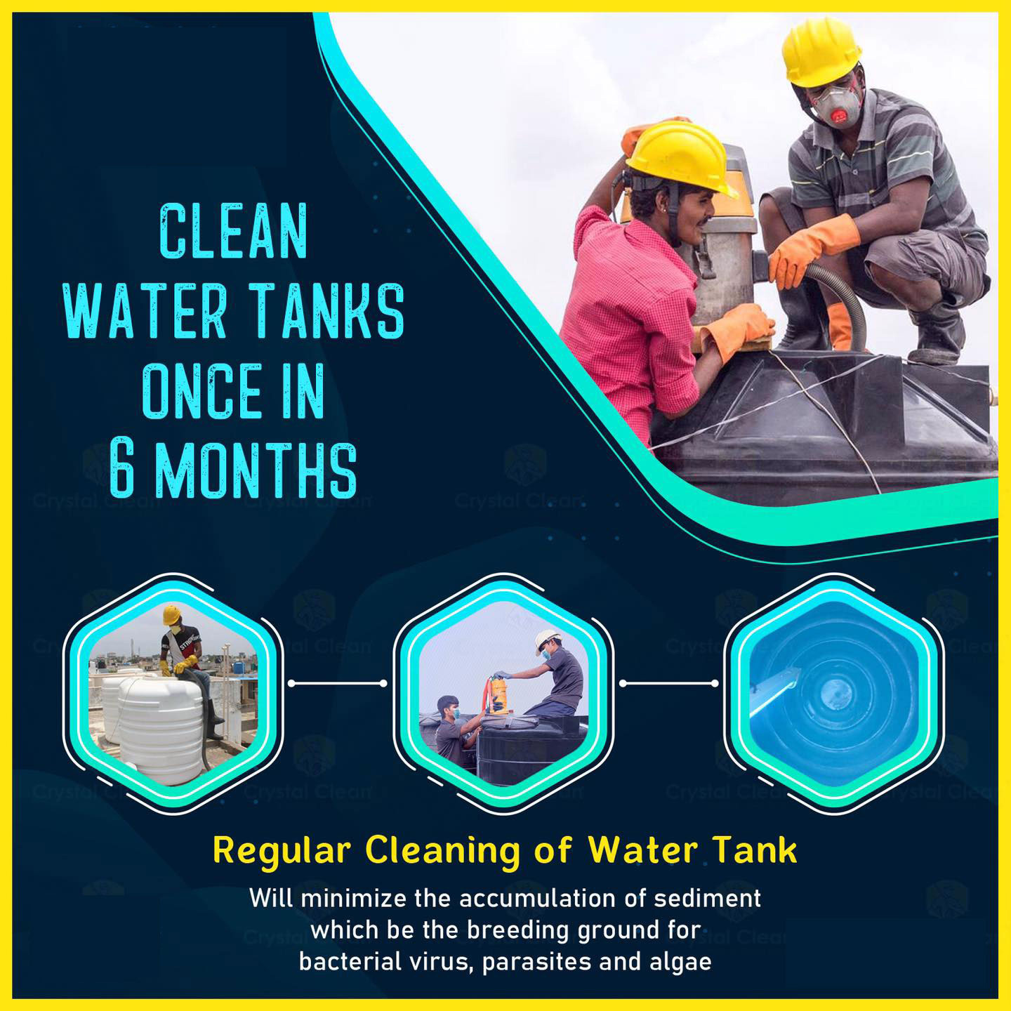 Sintex water tank cleaning Services, Overhead Water Tanks Cleaning, Underground Water Tank Cleaning in Gurgaon